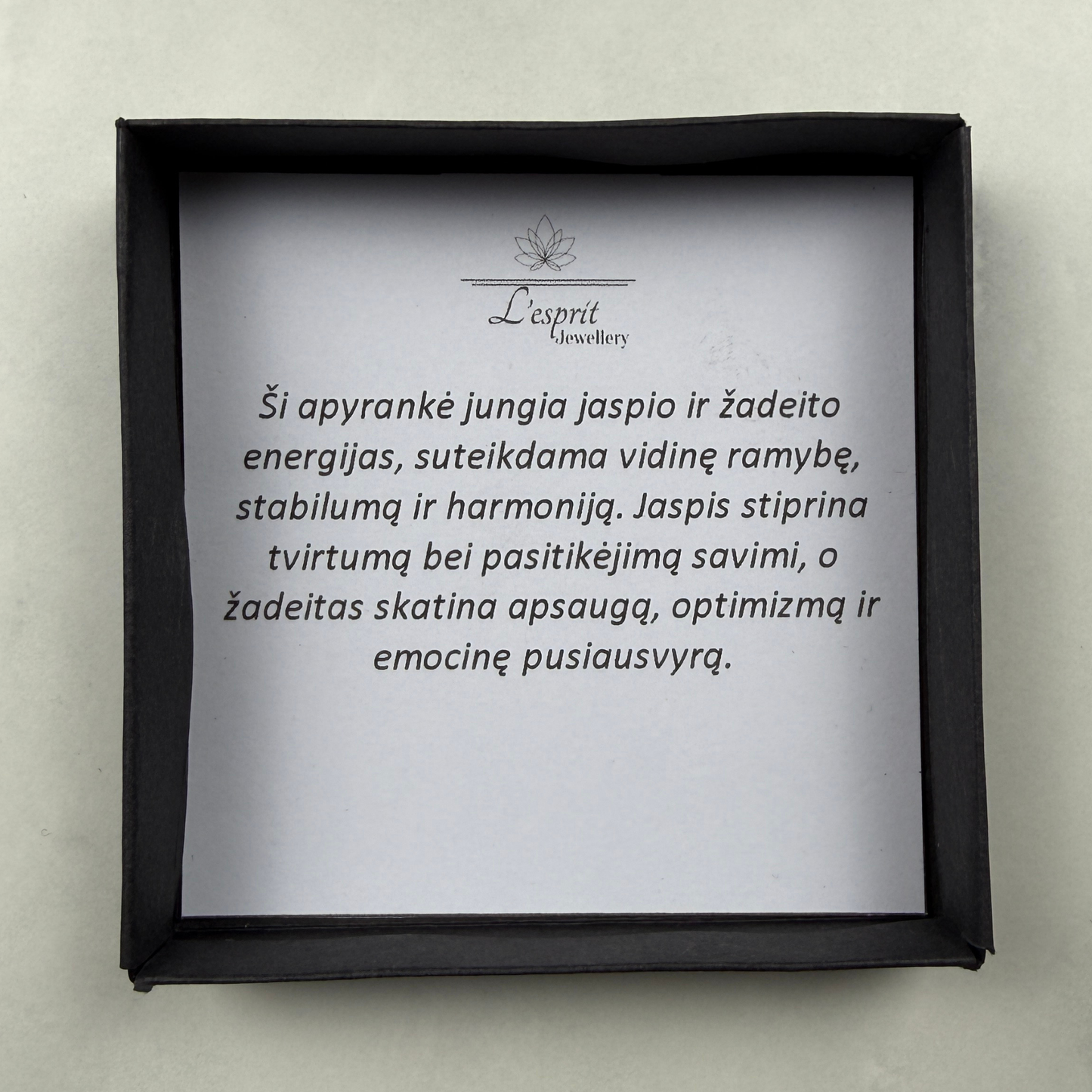 Žadeito ir Jaspio apyrankė