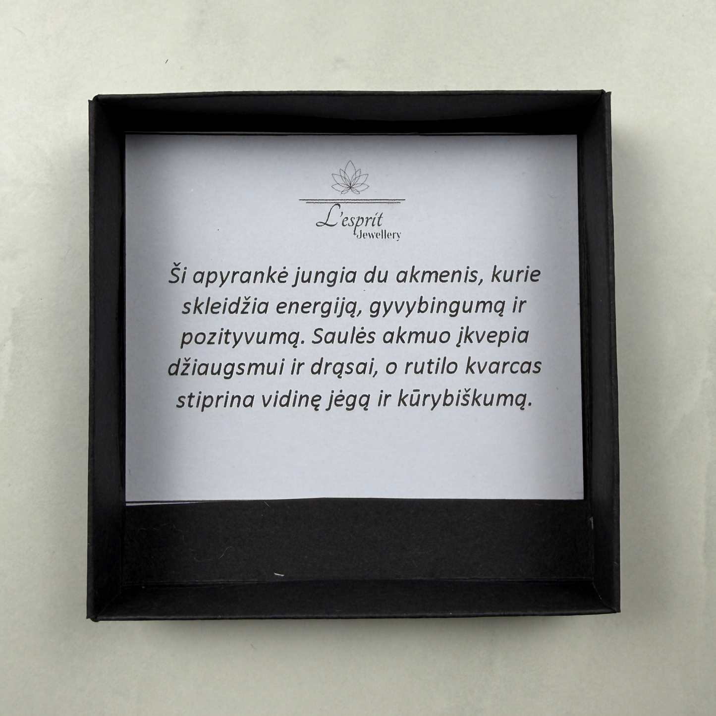 Saulės akmens ir Rutilo Kvarco apyrankė